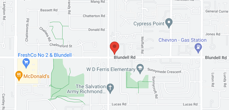 map of 307 7011 BLUNDELL ROAD